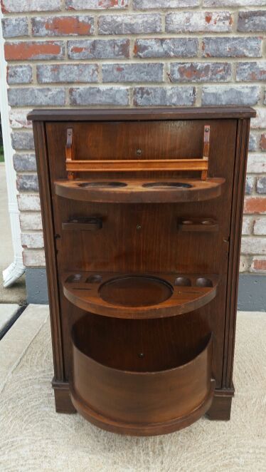 1930's pipe smoking cabinet