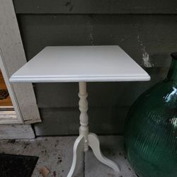 Solid Oak Side Table / Plant Stand