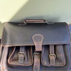 Briefcase - All Leather.  BRAND NEW 