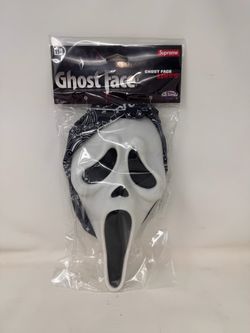 Supreme Ghost Face Scream Mask Black and White - Brand New