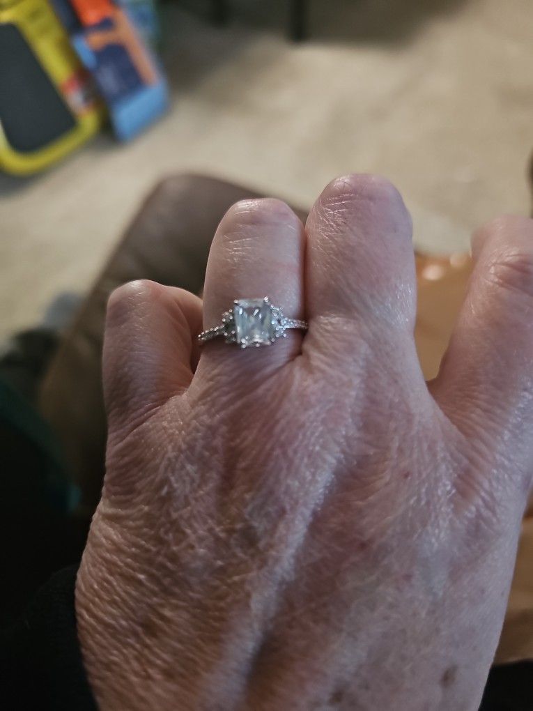 Sterling Sliver Engagement Ring