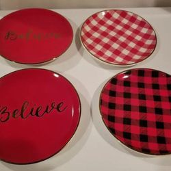 Set Of 4 Dessert Plates