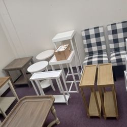 Real Wood Side Tables And Coffee Tables 