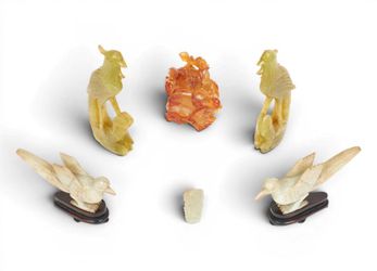6 Chinese Carvings