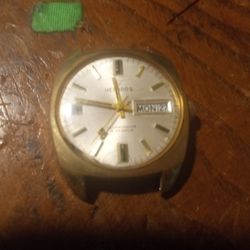 Hell Bros Vintage Automatic 17 Jewel Watch Runs Great 60 Bucks