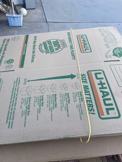 Large U-Haul boxes