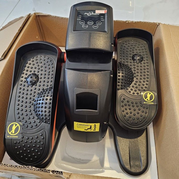 Putnen Under Desk Elliptical Machine With 12 Adjustable Settings & Quiet Pedals