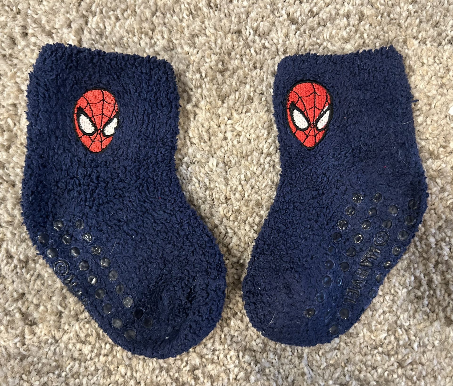 Spiderman Fuzzy Socks 