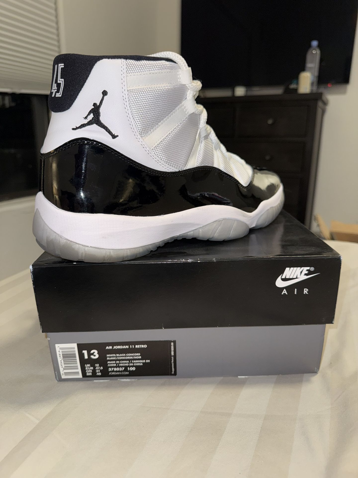 Nike Air Jordan 11 Retro Black And White