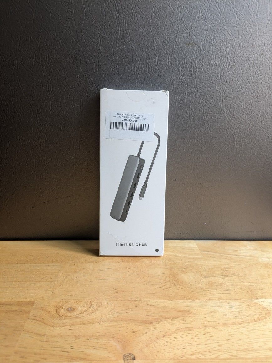 USB-C Docking Station Dual Monitor 14 in 1 USB-C Hub