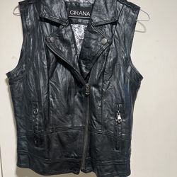 Cirana Leather Vest 
