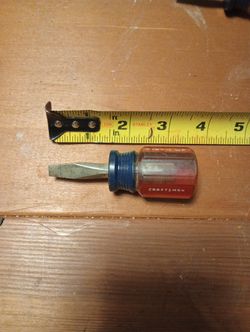 Craftsman 9-4151 1/4" x 1-1/2" Stubby Flathead Screwdriver