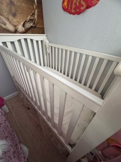 Pottery Barn Crib with unopened toddler attachment