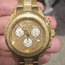 Invicta Men's Pro Diver Chronograph Quartz Watch with Pave Dial