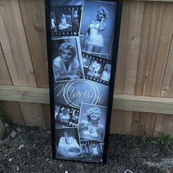 Framed Marlyn Monroe Photo Collage