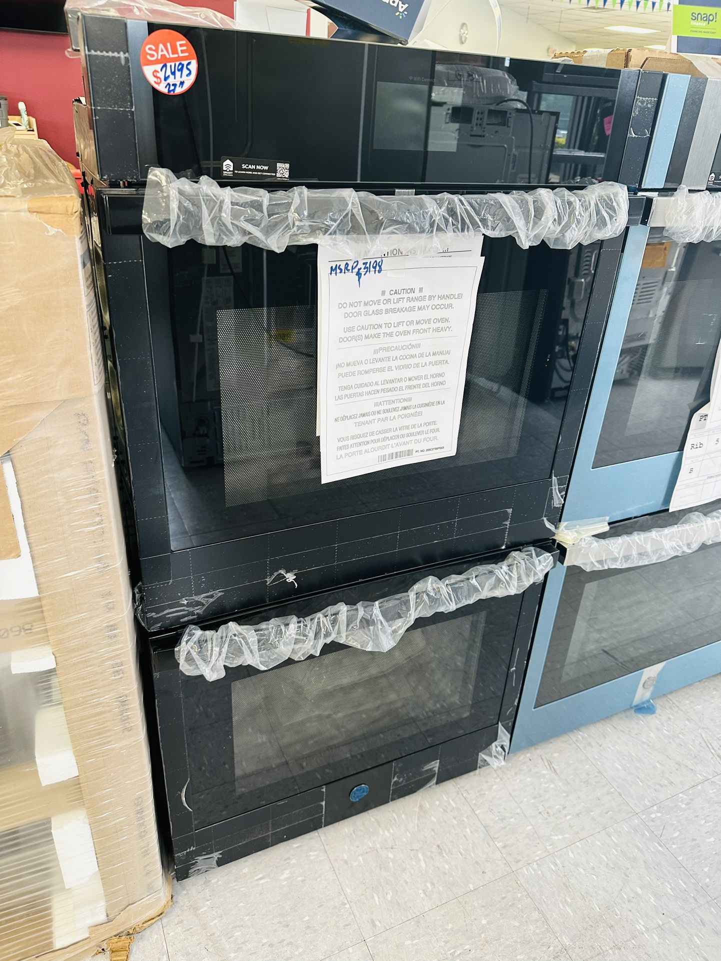 New GE Double Wall Oven 30” Inches And 27” Inches