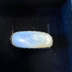 Sterling Silver .925 ring w/natural stones.