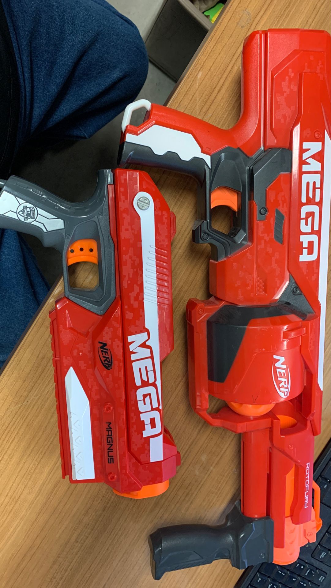 2 mega nerf guns