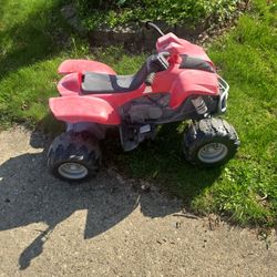 Power Wheel Atv Runs With  Charger