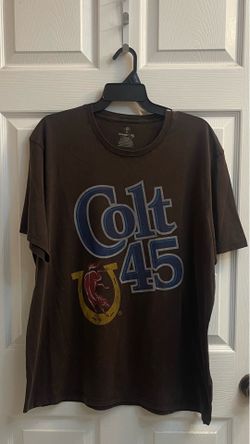 Brand new Men’s brown wrangler Colt 45 t-shirts sizes L & XL $5.00 each