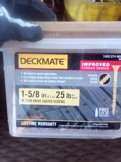 Deck screws