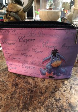 Disney Eeyore small bag 8 inches wide and 5 inches high
