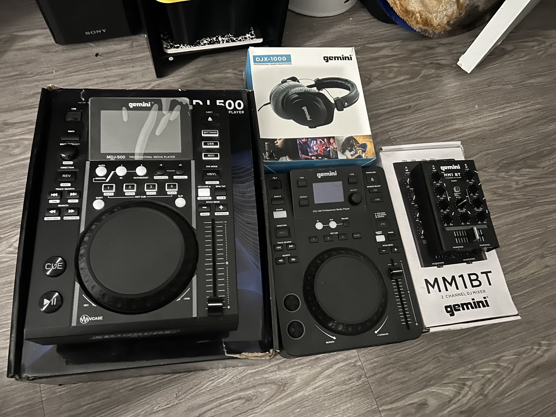 gemini dj mixer media player