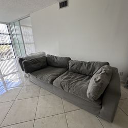 Sofa With New Cushions 