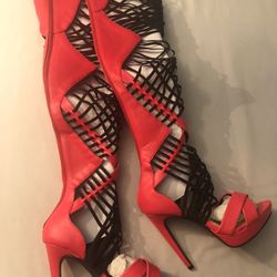 NEW STRAPPY Tall Heeled Sandals