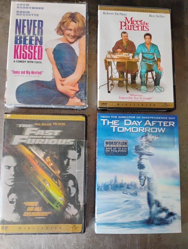 Four DVD's Movies