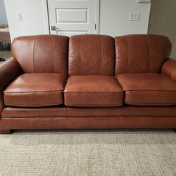 All Leather Couch 