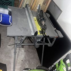Ryobi Table Saw With Stand