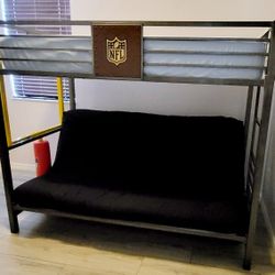 Build-a-Bunk Gray Full/Futon Loft Bed.  