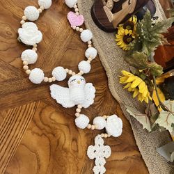 Merced pick Up Crochet Rosary Handmade 