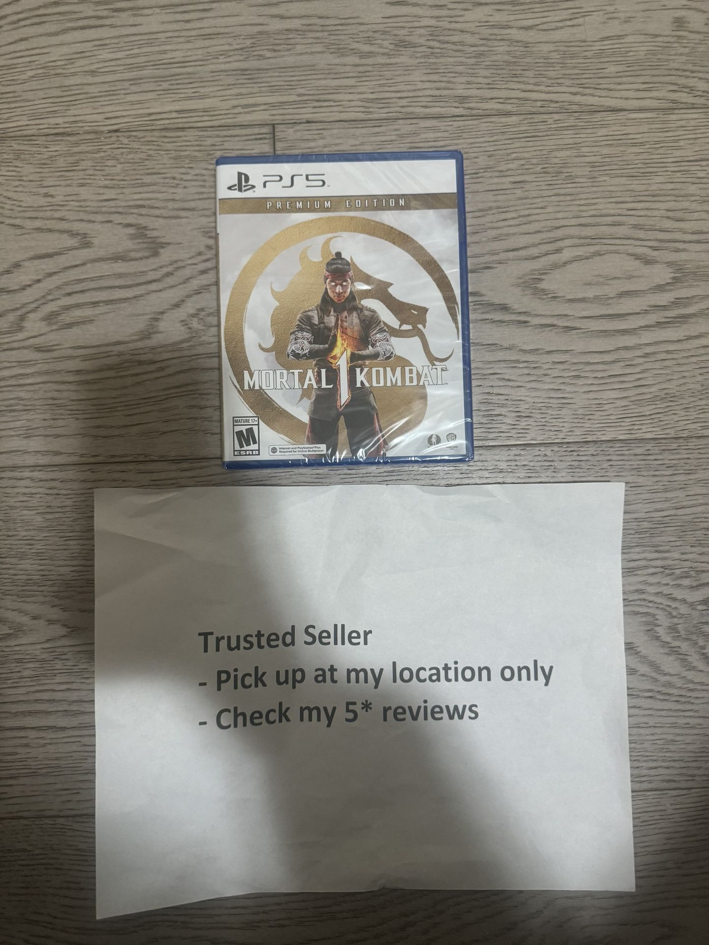 Mortal Kombat 1 Premium Edition Sony PlayStation 5 Rare Sealed PS5 Disc