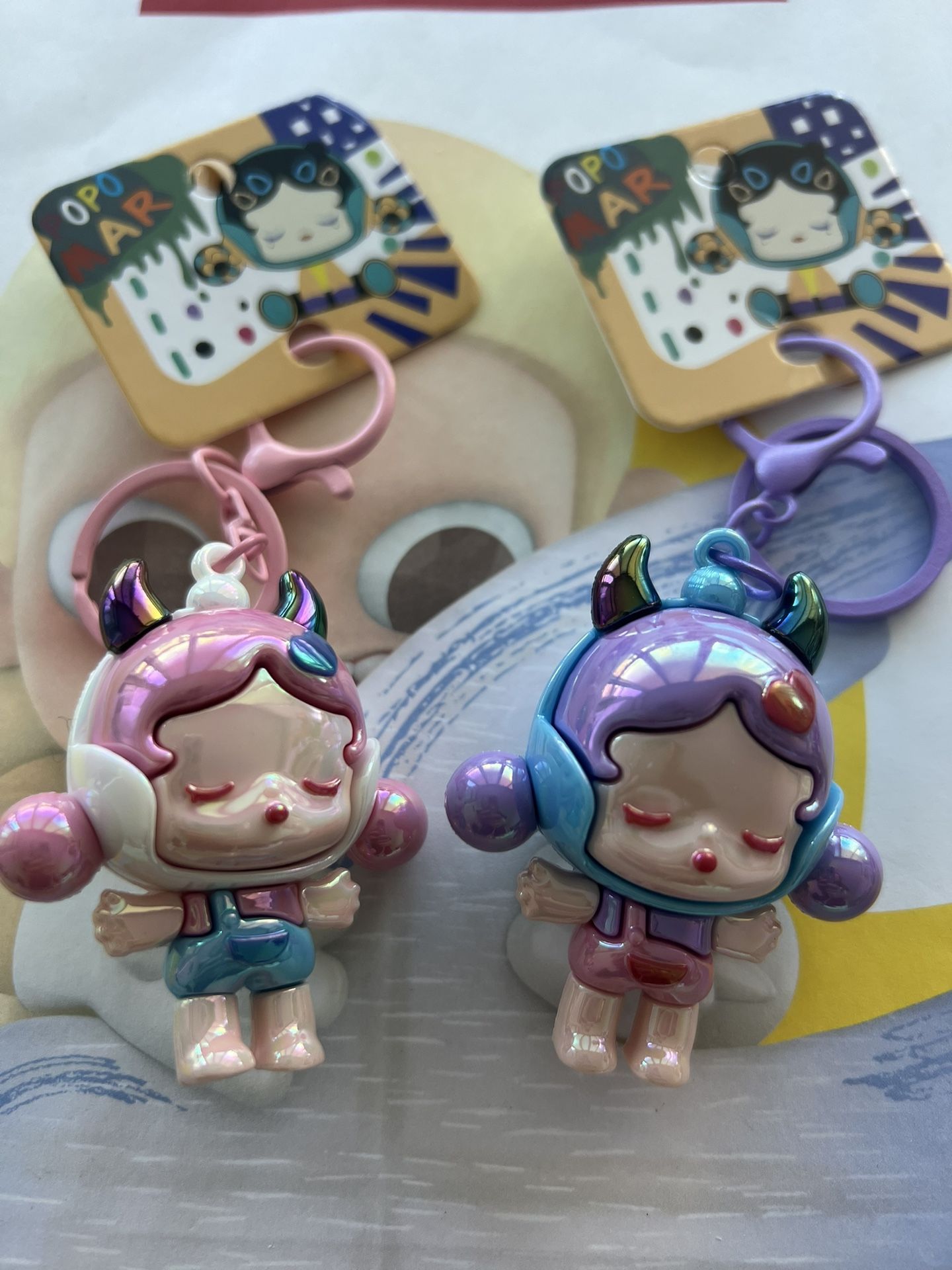 Skull Panda Keychains