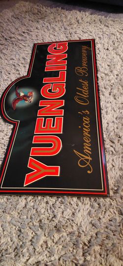 Yuengling Metal  Advertising Sign.