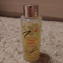 ✨ Bodycology Whipped Vanilla – 2-in-1 Body Wash & Bubble Bath (2 fl oz) ✨