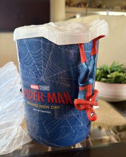 Spiderman popcorn buckets cinemark exclusive