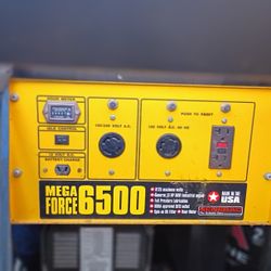 Generac Mega Force 6500 portable generator