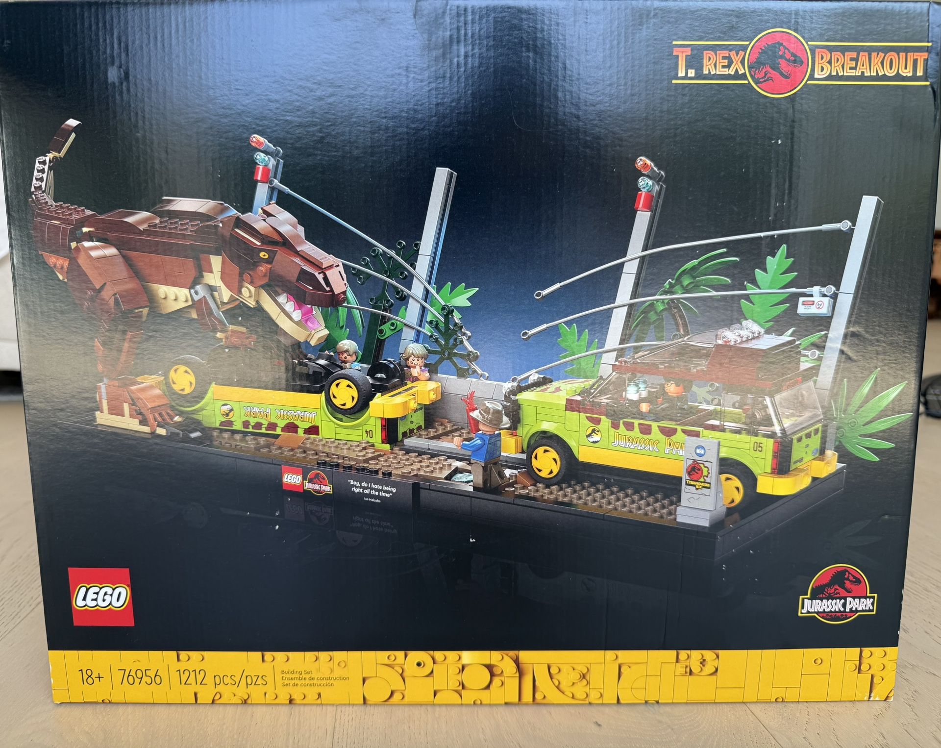 Jurassic Park T.Rex Breakout Lego 76956