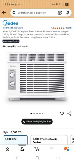 AC Air conditioner 5000btu