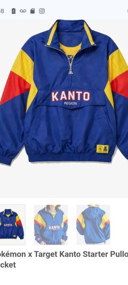 Pokemon kanto jacket and ash Ketchum hat