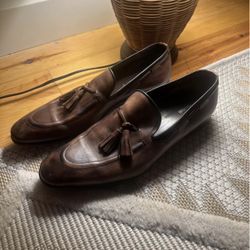 Tom Ford Men’s Leather Tassel Loafers – Made in Italy (Size 11,5)