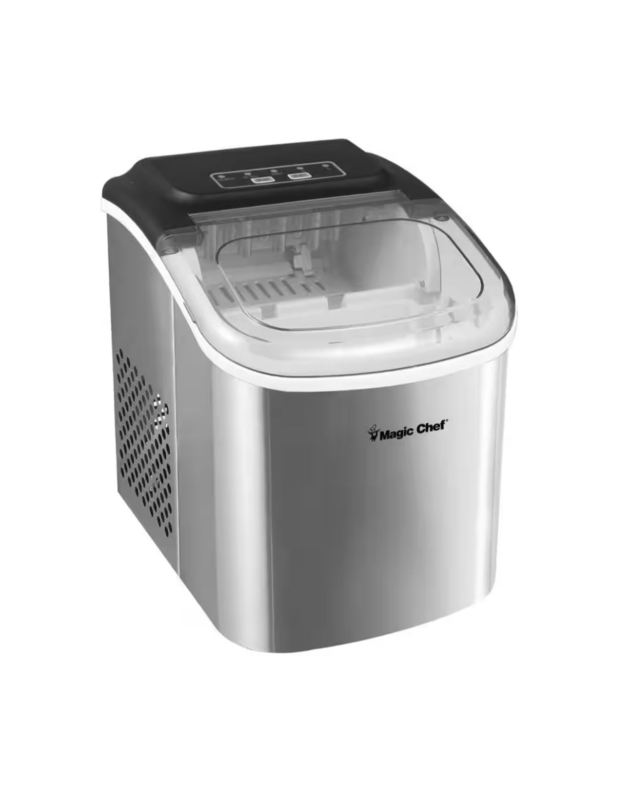 27 lbs. Bullet Ice Countertop Ice Maker in Stainless Steel