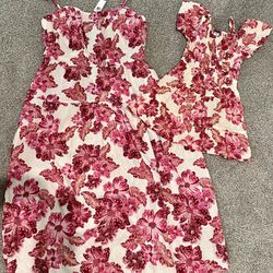 NEW Mother Daughter Matching Pink Floral Dresses- Old Navy