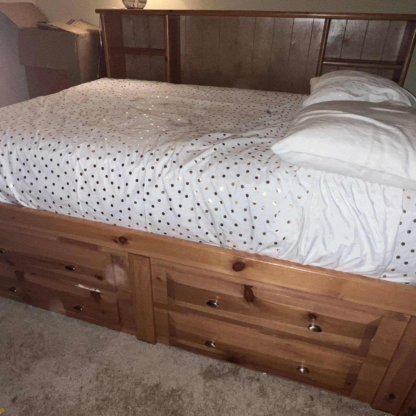 Full Sized Bed with Matching Dresser and Nightstand - Need To Sell Immediately!