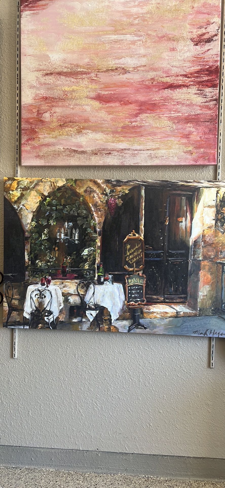 Nice new café wall canvas 36 x 24