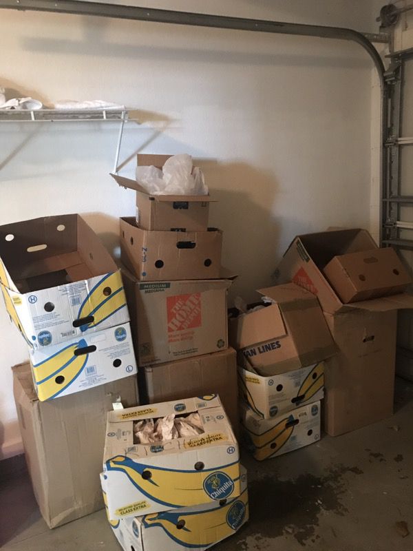 FREE moving boxes and packing paper