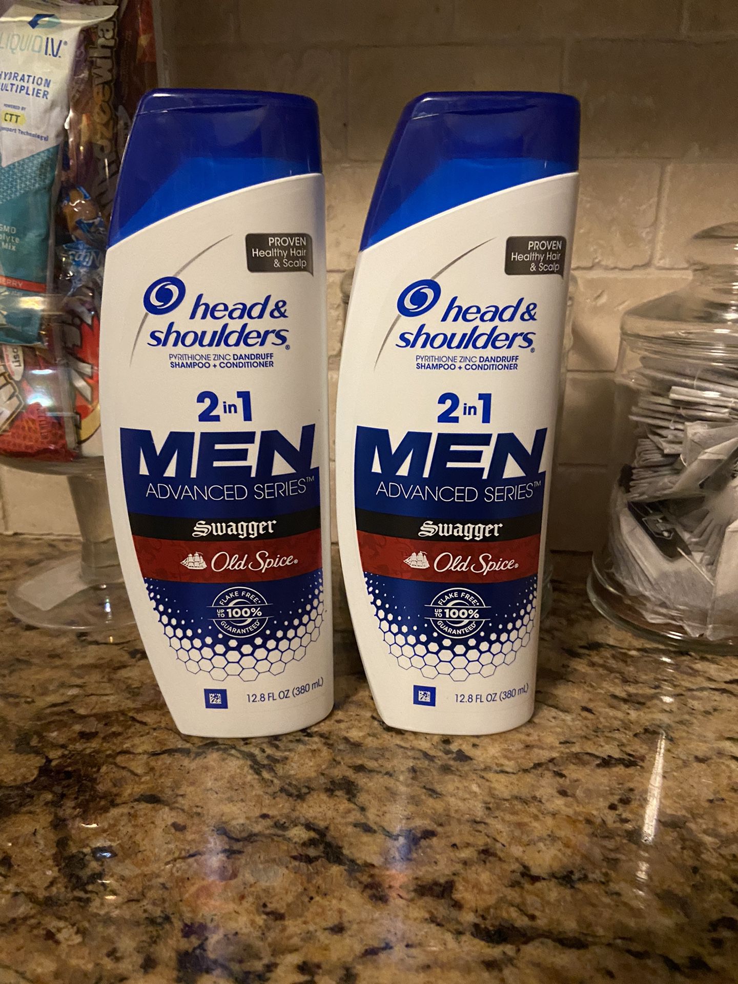 Set of 2 head & shoulders advanced series SWAGGER OLD SPICE shampoo + conditioner•12.6oz•all for $11